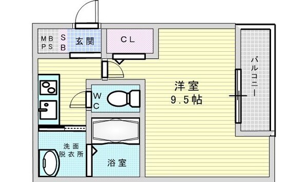 フジパレス東三国5番館の物件間取画像